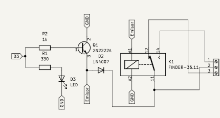 Tipo de transistor BJT y su aplicación en uncircuito relé